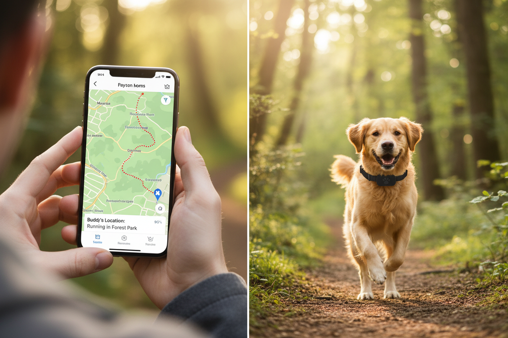 Utilisation de la fonction GPS sur smartphone pour retrouver son chien